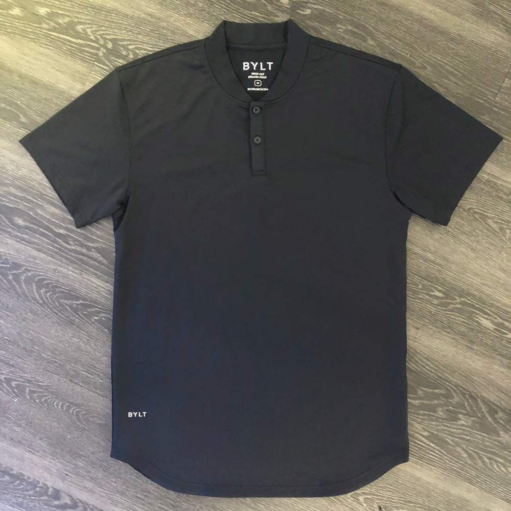 Bylt Basics Navy Stealth Polo Mens Large